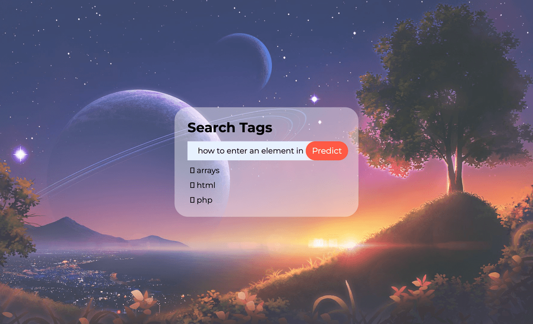 StackOverflow Tags Predictor